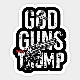 God-Guns-Trump Sticker